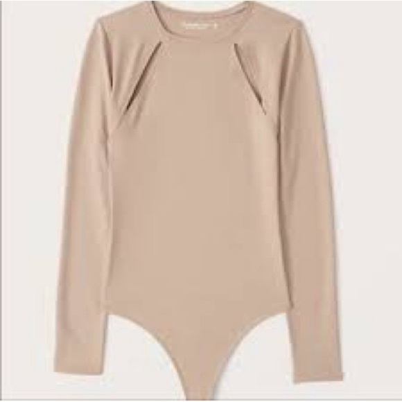 Abercrombie and Fitch Soft AF Collection Long Sleeve Cut Out Body Suit Medium - Picture 10 of 13